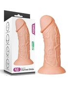 Lovetoy Realistische Gebogen XXL Dildo 24 cm - lichte huidskleur-Erotiekvoordeel.nl