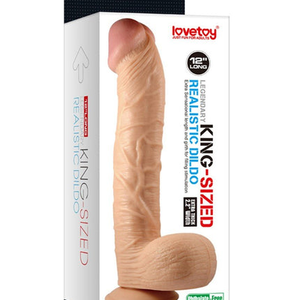 Lovetoy Realistische King Size Dildo 25,5 cm - Erotiekvoordeel.nl
