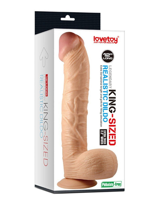 Lovetoy Realistische King Size Dildo 25,5 cm - Erotiekvoordeel.nl