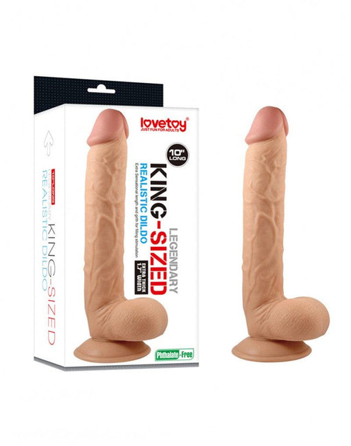 Lovetoy Realistische King Size Dildo 25,5 cm - Erotiekvoordeel.nl