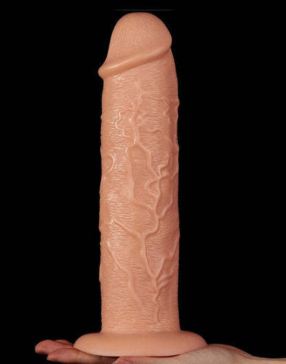 Lovetoy Realistische Lange XXL Dildo 28 cm - lichte huidskleur-Erotiekvoordeel.nl