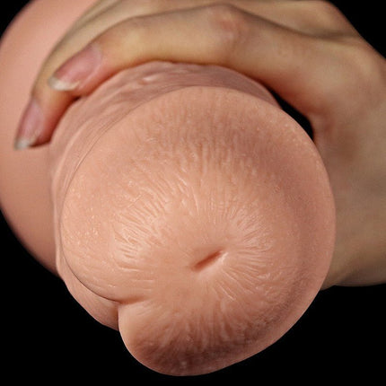 Lovetoy Realistische Lange XXL Dildo 28 cm - lichte huidskleur-Erotiekvoordeel.nl