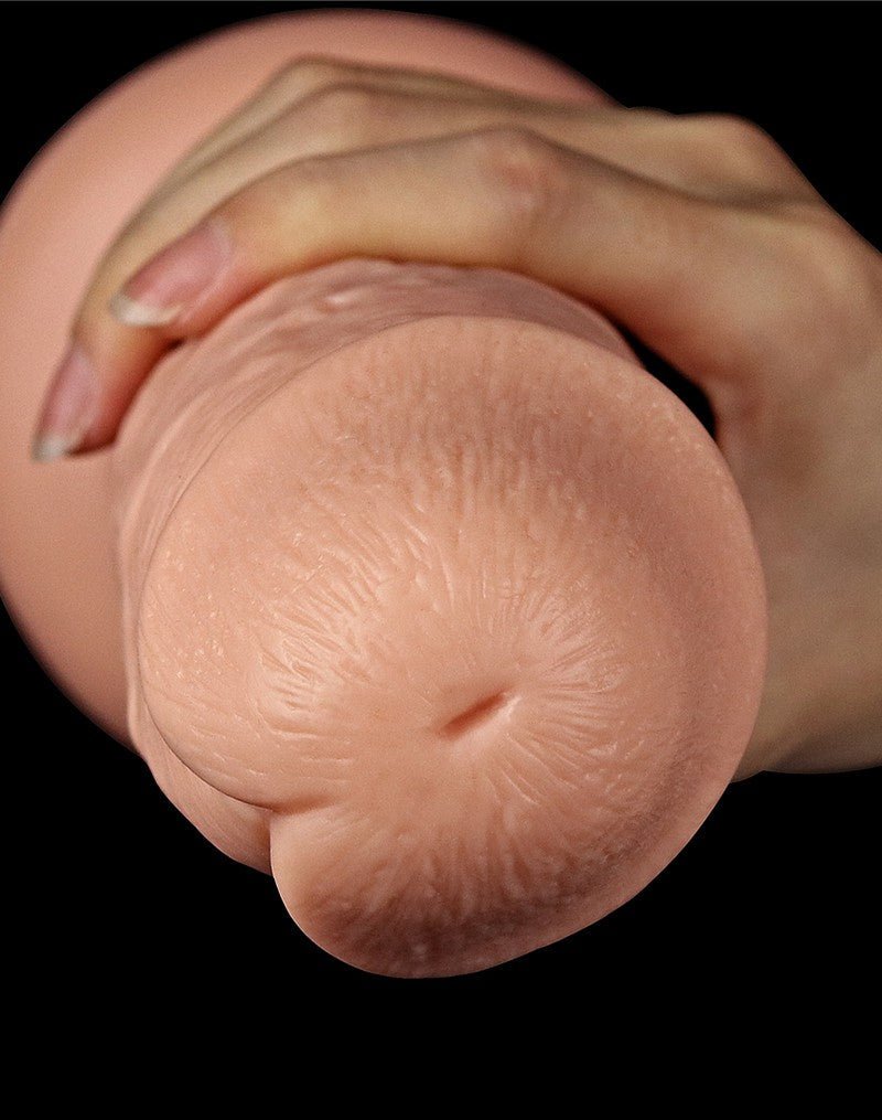 Lovetoy Realistische Lange XXL Dildo 28 cm - lichte huidskleur-Erotiekvoordeel.nl