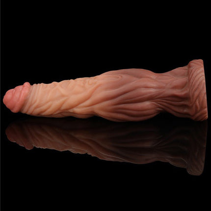 Lovetoy Realistische XXL Dildo 24.5 cm - lichte/donkere huidskleur-Erotiekvoordeel.nl