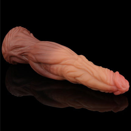 Lovetoy Realistische XXL Dildo 24.5 cm - lichte/donkere huidskleur-Erotiekvoordeel.nl
