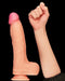 Lovetoy Realistische XXL Dildo met zuignap 25 cm - lichte huidskleur-Erotiekvoordeel.nl