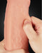 Lovetoy Realistische XXL Dildo met zuignap 28 cm - lichte huidskleur-Erotiekvoordeel.nl