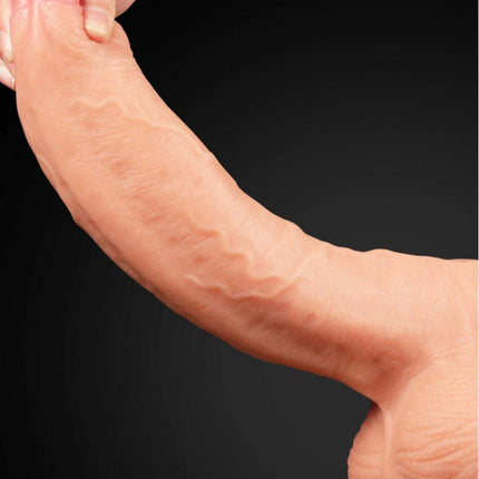 Lovetoy Realistische XXL Dildo met zuignap 28 cm - lichte huidskleur-Erotiekvoordeel.nl