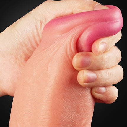 Lovetoy Realistische XXL Dildo met zuignap 30.5 cm - lichte huidskleur-Erotiekvoordeel.nl