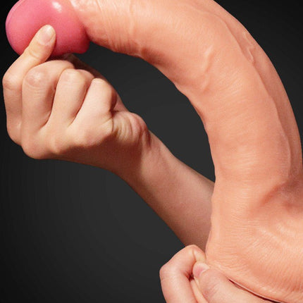 Lovetoy Realistische XXL Dildo met zuignap 30.5 cm - lichte huidskleur-Erotiekvoordeel.nl