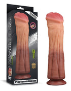 Lovetoy Realistische XXL Horse Dong Dildo 30 cm - lichte/donkere huidskleur-Erotiekvoordeel.nl