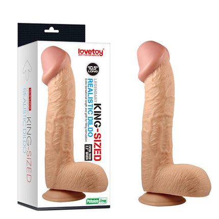 Lovetoy Realistische kingsize dildo 26,5 cm - Erotiekvoordeel.nl