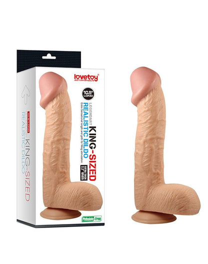 Lovetoy Realistische kingsize dildo 26,5 cm - Erotiekvoordeel.nl