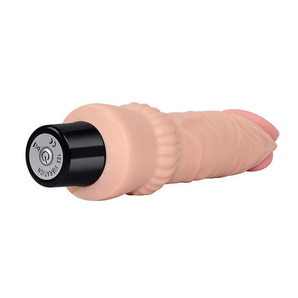 Lovetoy Realistische zachte vibrator 19,5 cm - Erotiekvoordeel.nl