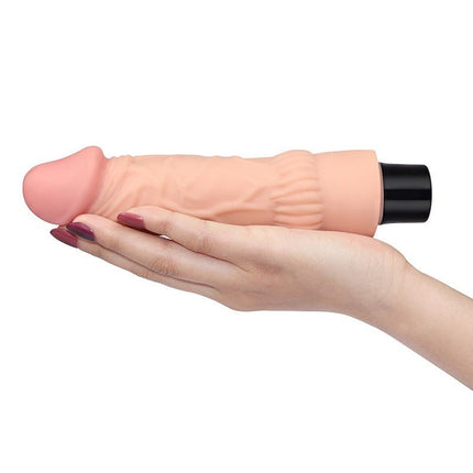 Lovetoy Realistische zachte vibrator 19,5 cm - Erotiekvoordeel.nl