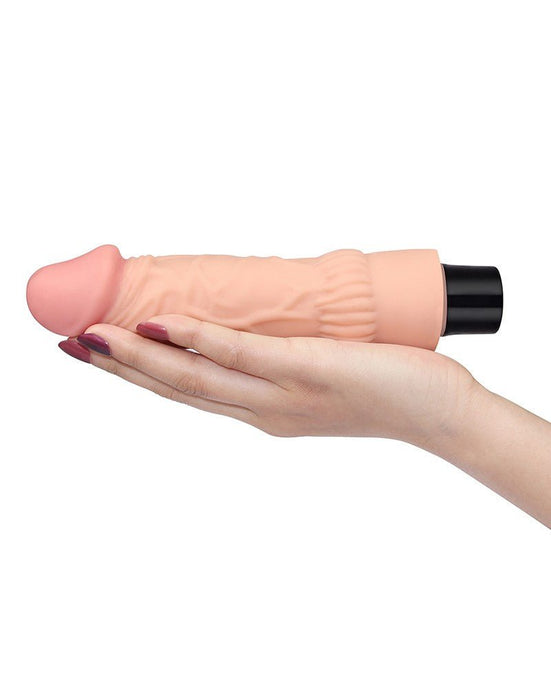 Lovetoy Realistische zachte vibrator 19,5 cm - Erotiekvoordeel.nl