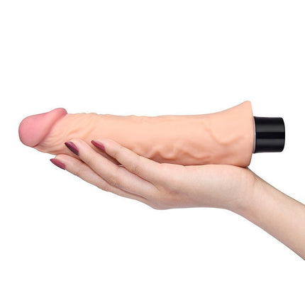 Lovetoy Realistische zachte vibrator 21 cm - Erotiekvoordeel.nl