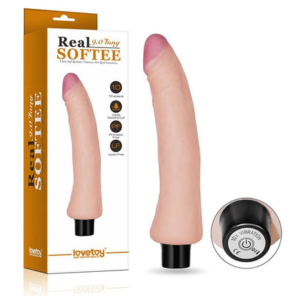 Lovetoy Realistische zachte vibrator 23 cm - Erotiekvoordeel.nl