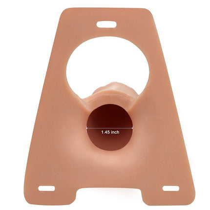 Lovetoy Holle Strap On dildo 21 cm - huidskleur - Erotiekvoordeel.nl