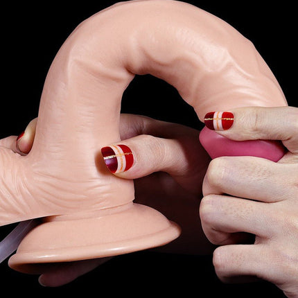 Lovetoy Squirt Extreme Dildo 23 cm - lichte huidskleur-Erotiekvoordeel.nl