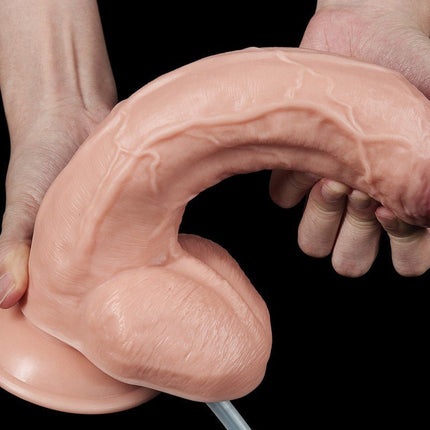 Lovetoy Squirt Extreme Dildo 25 cm - lichte huidskleur-Erotiekvoordeel.nl