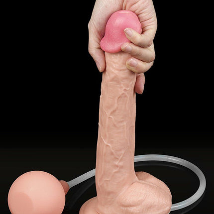 Lovetoy Squirt Extreme Dildo 28 cm - lichte huidskleur-Erotiekvoordeel.nl