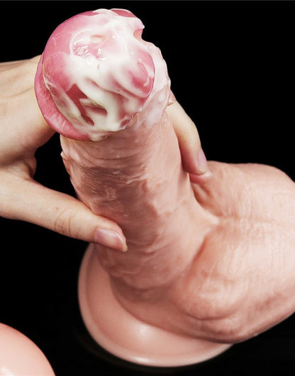 Lovetoy Squirt Extreme Dildo 28 cm - lichte huidskleur-Erotiekvoordeel.nl