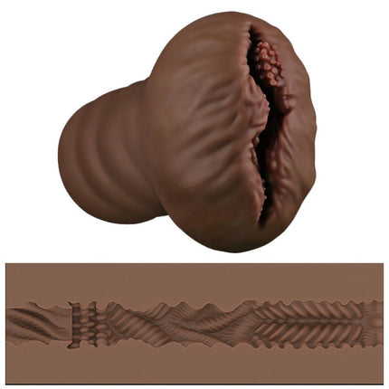 Lovetoy Stroker Masturbator ALIEN'S PIE 1 - donkere huidskleur