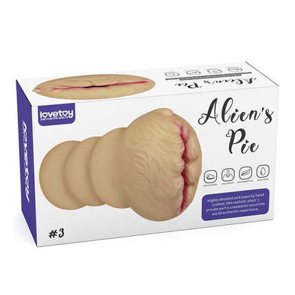 Lovetoy Stroker Masturbator ALIEN'S PIE 3 - lichte huidskleur
