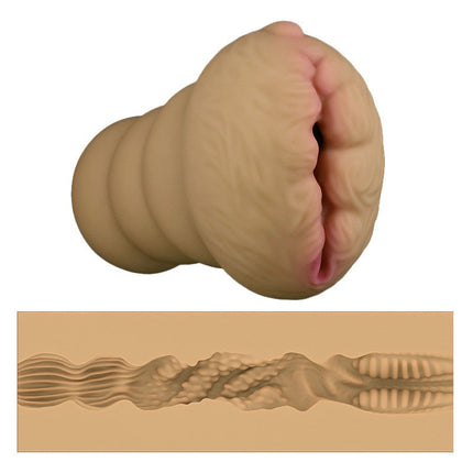 Lovetoy Stroker Masturbator ALIEN'S PIE 3 - lichte huidskleur