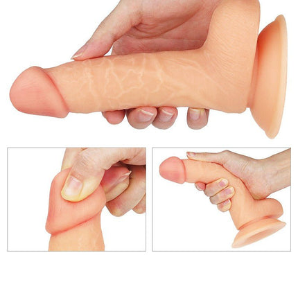 Lovetoy The Ultra Soft Dude Realistische Dildo - 18 x 4 cm - Erotiekvoordeel.nl