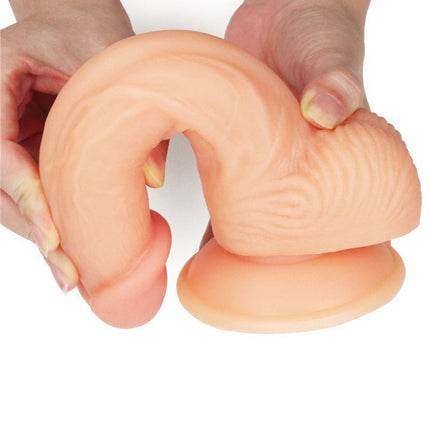 Lovetoy The Ultra Soft Dude Realistische Dildo - 20.5 x 3.5 cm - Erotiekvoordeel.nl