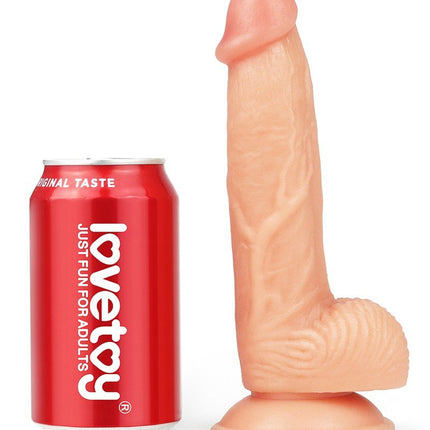 Lovetoy The Ultra Soft Dude Realistische Dildo - 20.5 x 3.5 cm - Erotiekvoordeel.nl
