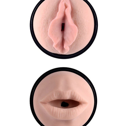 Lovetoy Training Master Dubbele Masturbator Mond en Pussy - Erotiekvoordeel.nl