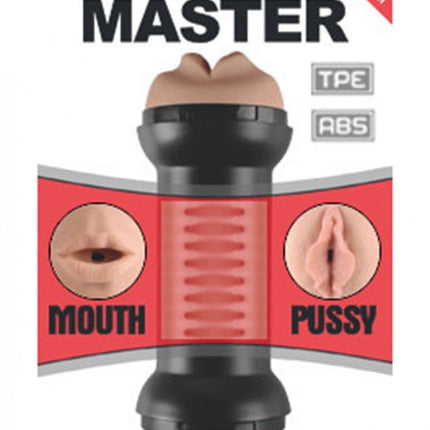 Lovetoy Training Master Dubbele Masturbator Mond en Pussy - Erotiekvoordeel.nl