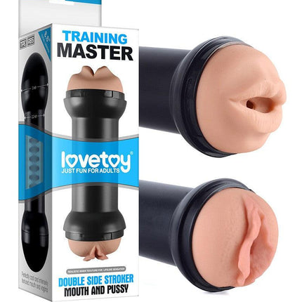 Lovetoy Training Master Dubbele Masturbator Mond en Pussy - Erotiekvoordeel.nl