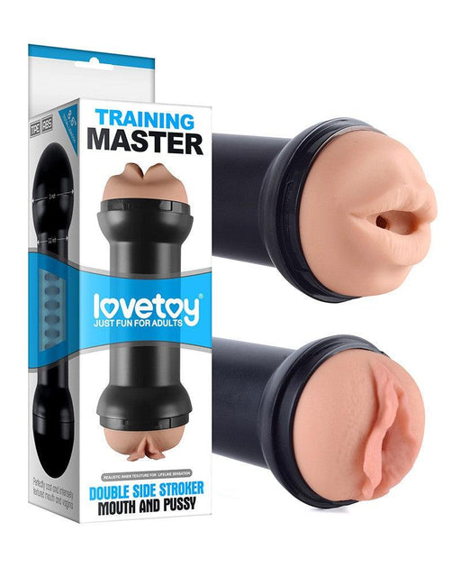 Lovetoy Training Master Dubbele Masturbator Mond en Pussy - Erotiekvoordeel.nl