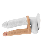 Lovetoy Ultrasoft Double Vibrerende Voorbinddildo voor dubbele penetratie 16 cm-Erotiekvoordeel.nl