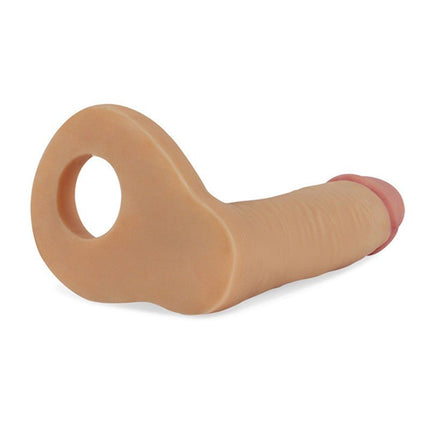 Lovetoy Voorbinddildo voor dubbele penetratie Ultrasoft Double - 15 cm - Erotiekvoordeel.nl