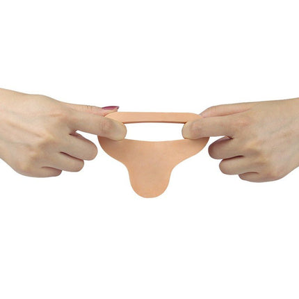 Lovetoy Voorbinddildo voor dubbele penetratie Ultrasoft Double - 15 cm - Erotiekvoordeel.nl