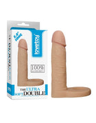 Lovetoy Voorbinddildo voor dubbele penetratie Ultrasoft Double - 15 cm - Erotiekvoordeel.nl