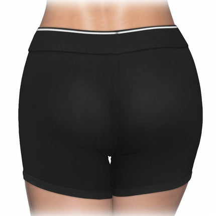 Lovetoy Unisex Strap-on Short - zwart-Erotiekvoordeel.nl