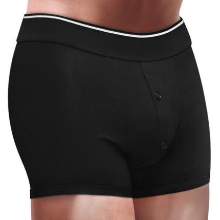 Lovetoy Unisex Strap-on Short - zwart-Erotiekvoordeel.nl