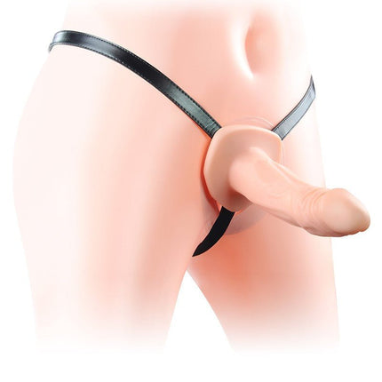 Lovetoy Unisex strap-on voorbind dildo met harnas - 16,5 cm - Erotiekvoordeel.nl