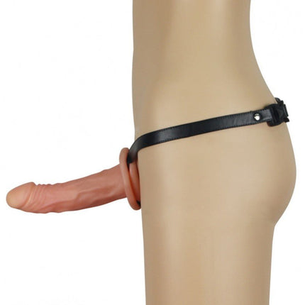 Lovetoy Unisex strap-on voorbind dildo met harnas - 16,5 cm - Erotiekvoordeel.nl