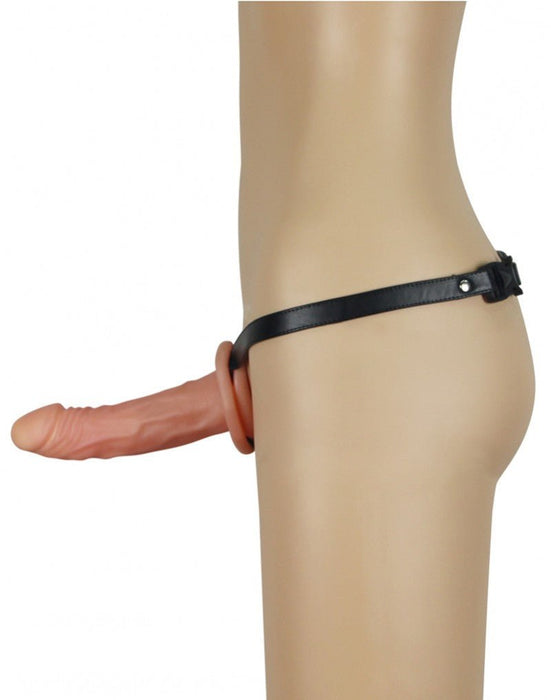 Lovetoy Unisex strap-on voorbind dildo met harnas - 16,5 cm - Erotiekvoordeel.nl