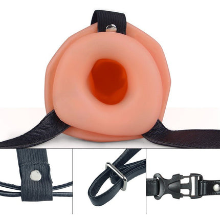 Lovetoy Unisex strap-on voorbind dildo met harnas - 16,5 cm - Erotiekvoordeel.nl