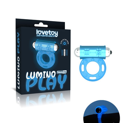 Lovetoy Vibrerende Cockring LUMINO PLAY - glow in the dark-Erotiekvoordeel.nl