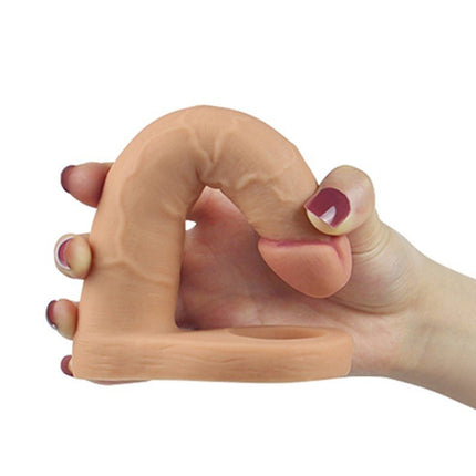Lovetoy Voorbinddildo voor dubbele penetratie Ultrasoft Double - 16 cm - Erotiekvoordeel.nl