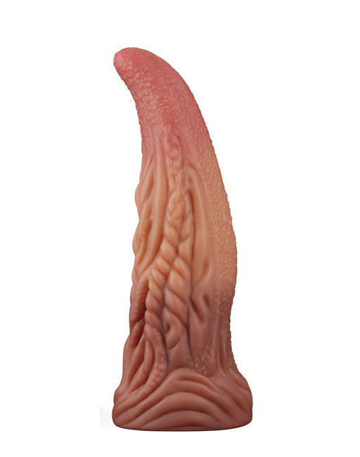 Lovetoy XXL Extreme Dildo Alien Tongue 25 x 7.5 cm - lichte/donkere huidskleur-Erotiekvoordeel.nl